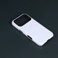 Blank white sublimation 2-in-1 phone case, back view