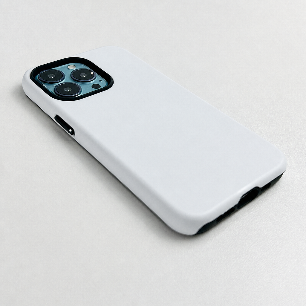Matte blank sublimation film phone case, soft-touch surface