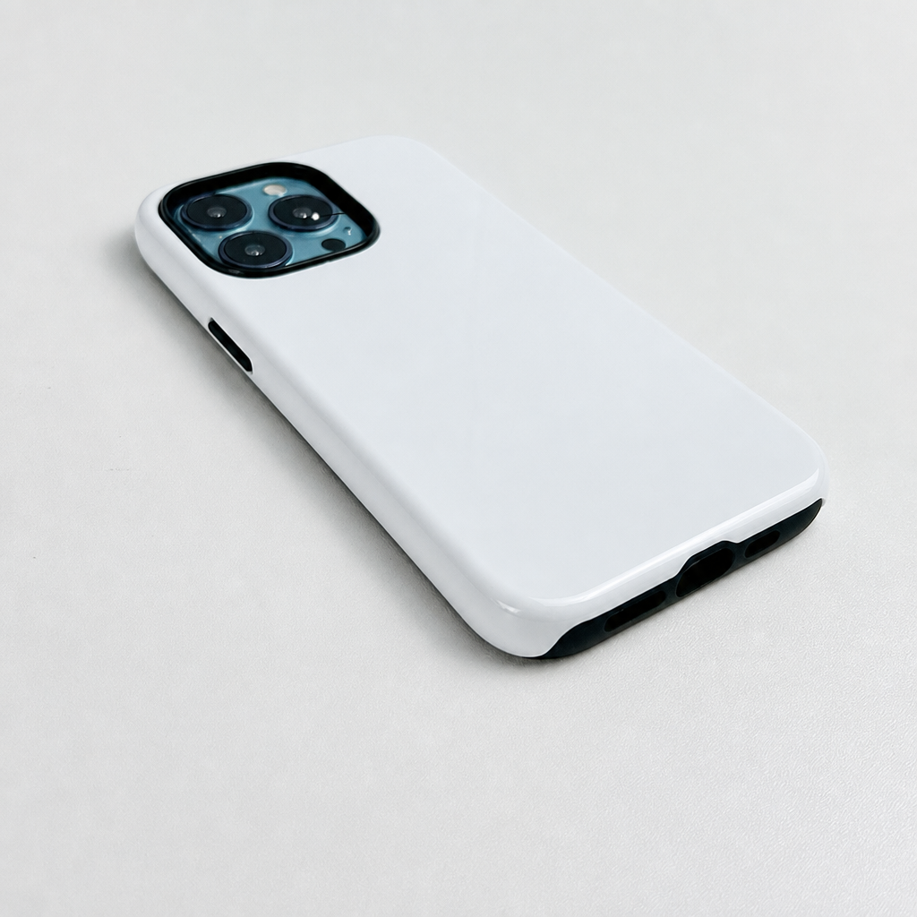Glossy blank sublimation film phone case, reflective surface