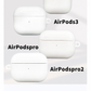 Blank AirPods case shells for each model - AirPods 1/2, 3, Pro and Pro 2