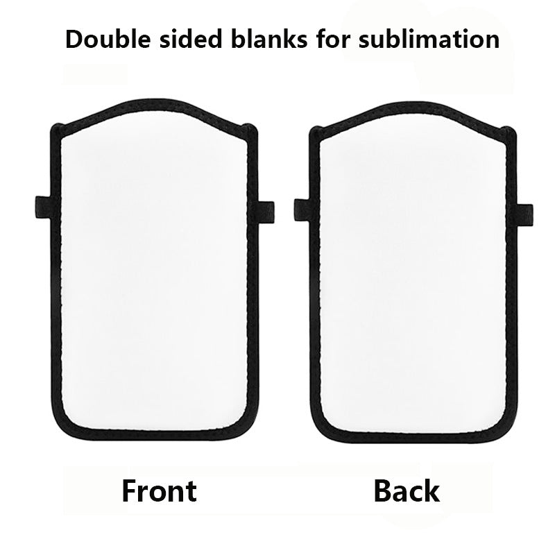 Sublimation Blank Neoprene Phone Pouch - Double-Sided DIY Heat Transfer Crossbody Phone Bag