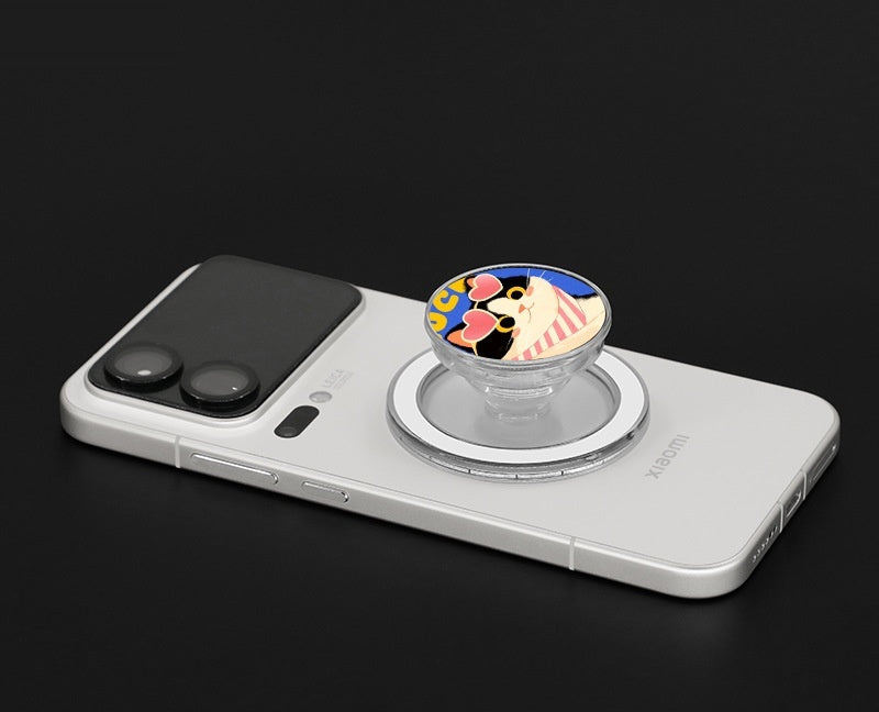 C-10 white magnetic airbag sublimation phone holder blank