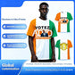 Custom Logo 2026 Election Shirts Sublimation Heat Transfer Printed Blank Advertising Campaign T Shirts Direct Factory