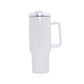 White  Color Sublimation blank 40oz  stanley tumblers for sulimation - SP Sublimation