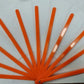 Bulk in stock Sublimation Foldable plastic clack fans  in 9 colors sticks Fast Shipping Worldwide