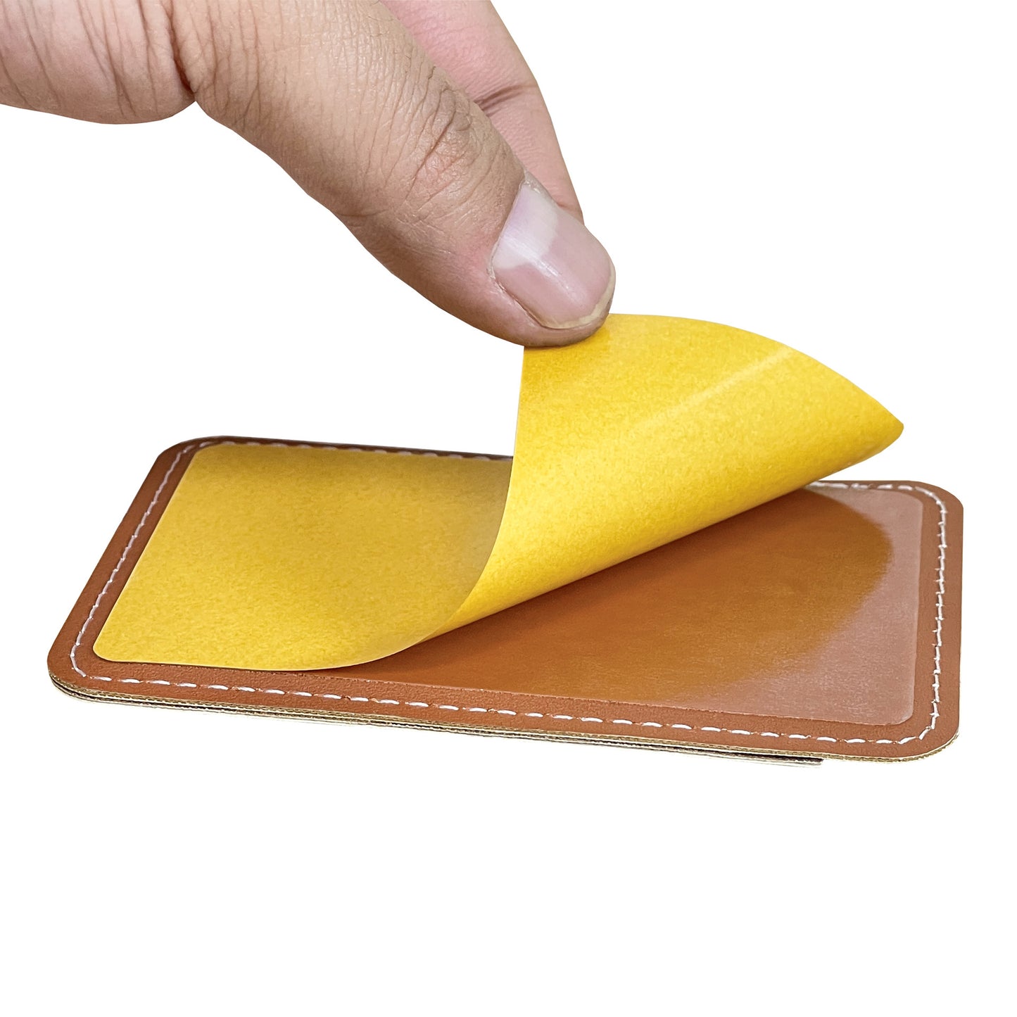 Sublimation blank PU leather phone card holder