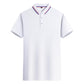 colar edge Sublimation White Blank Polo Shirt 100% Polyester UniSex
