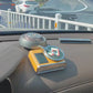 Solar turnable Felt Disk Player Sublimation Blank Car Ornaments for Car Interior Decoration