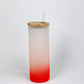 25oz Sublimation blank Glass tumblers in color or clear or frosted