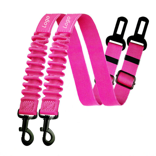 2023 Nov  new developed  Pet Leashes strength strong hardware with Seat belt socket