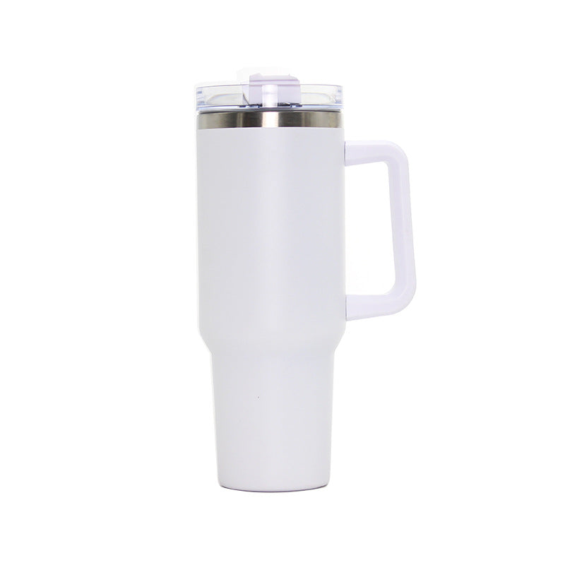 White  Color Sublimation blank 40oz  stanley tumblers for sulimation - SP Sublimation