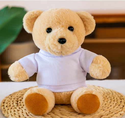 Teddy bear with Sublimation blank Clothes 2024 New