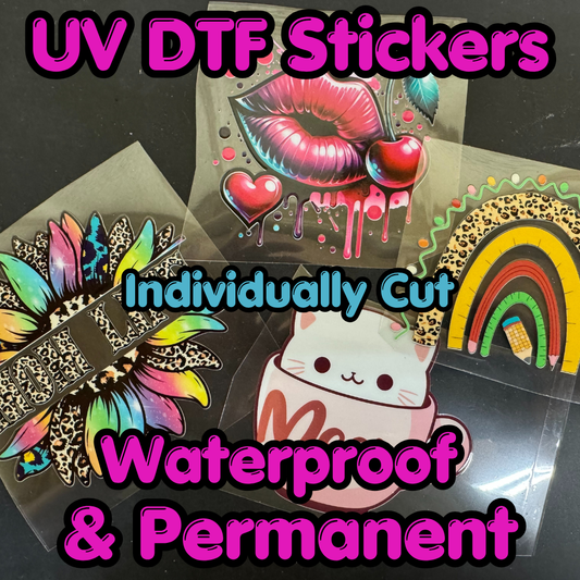 Custom  UV Sticker (UV DTF Sticker)