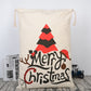 Printed Santa Sacks Big 50x70cm cotton thick material