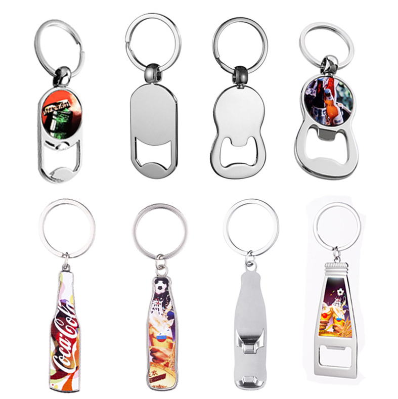 Blank  bottle opener Key chains for Sublimation with inserts - SP Sublimation