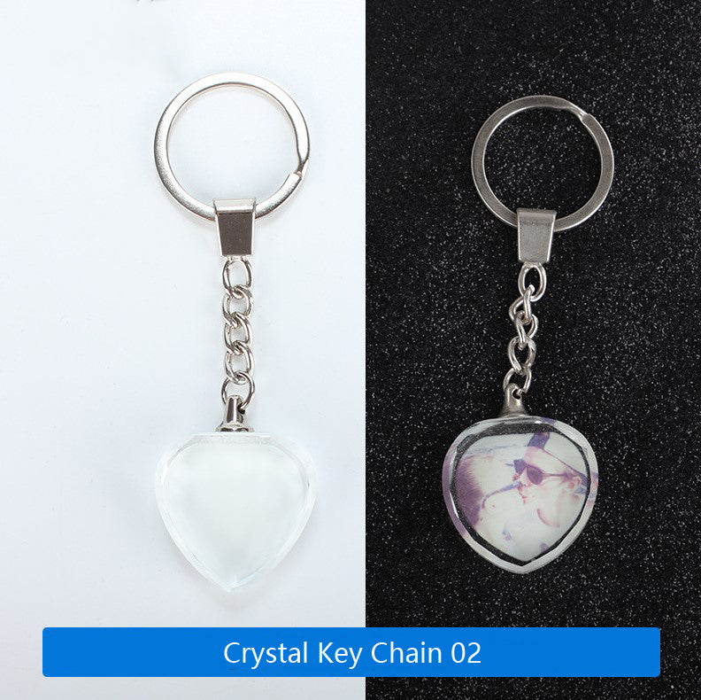 Sublimation  Blank Crystal  Key Chains - SP Sublimation