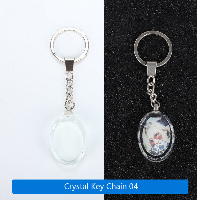 Sublimation  Blank Crystal  Key Chains - SP Sublimation