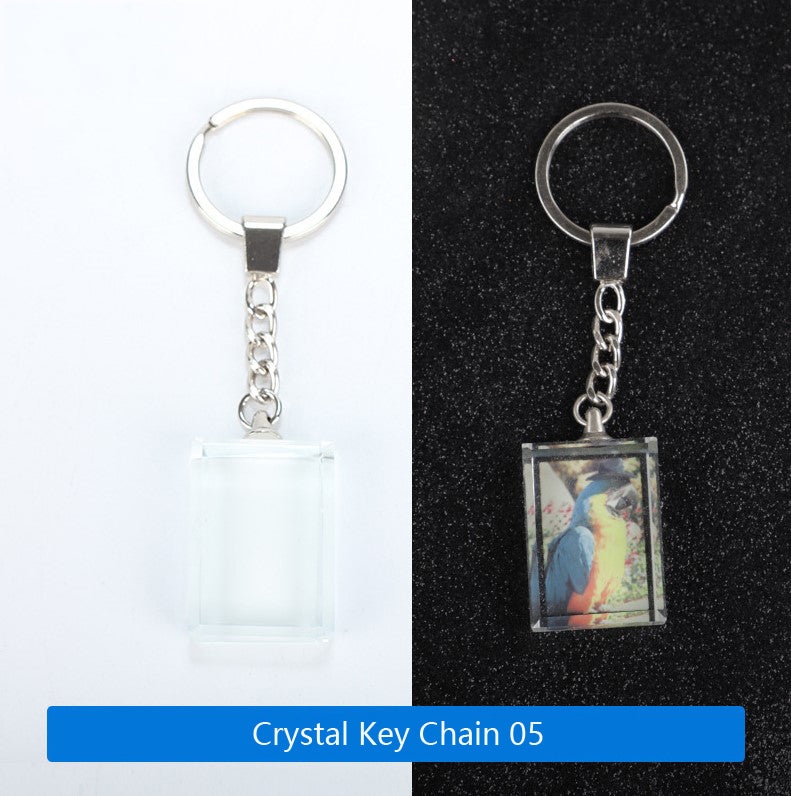 Sublimation  Blank Crystal  Key Chains - SP Sublimation