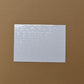 Sublimation  Blank  Paper Puzzle in different designs rectangle Pure White/Pearl White - SP Sublimation