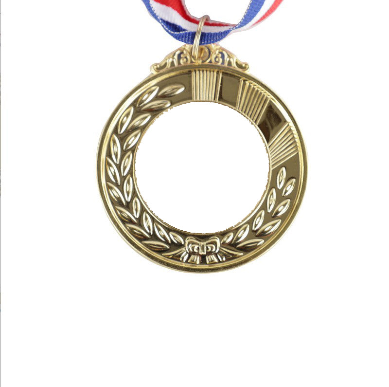 Sublimation  Blank Metal medal with double Alu Insert Gold,Silver,copper - SP Sublimation