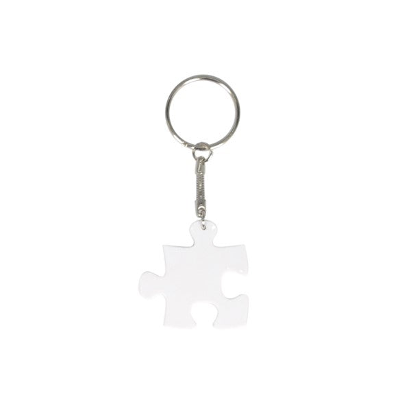Sublimation  Blank  Polymer Puzzle Key Chains - SP Sublimation