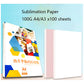 Sublimation Paper A4/A3 100g  100sheet/bag pink back - SP Sublimation