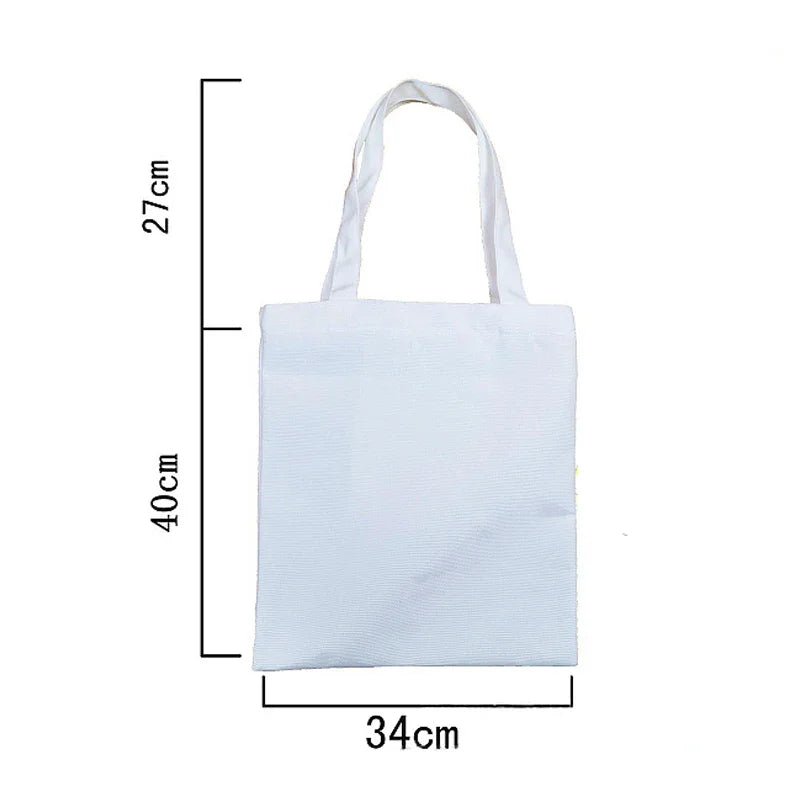 Sublimation Blank Tote Bag 100 Polyester Canvas Or Thick Cotton polye Sublimation blank tote bag 100 polyester canvas or thick cotton polye