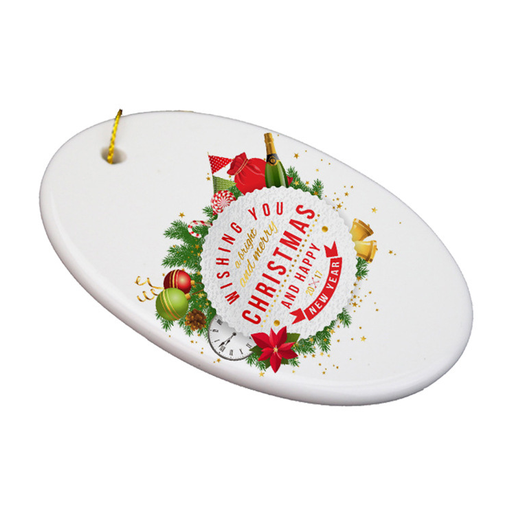 Sublimation Blank  Ceramic  Ornaments - SP Sublimation