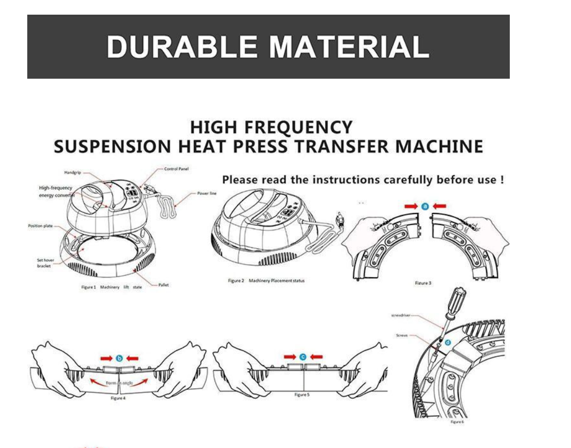 23x30cm portable Iron heat press machine - SP Sublimation