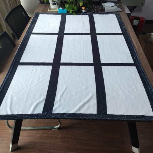 sublimation blank  blanket 9 panels 100x150cm thick fleece - SP Sublimation