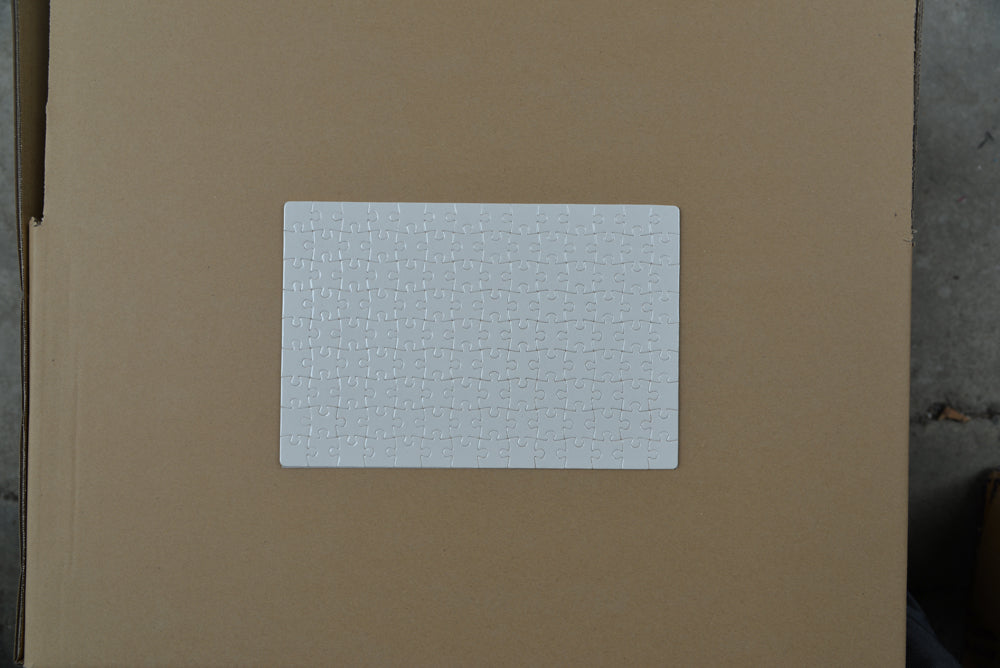 Sublimation  Blank  Paper Puzzle in different designs rectangle Pure White/Pearl White - SP Sublimation