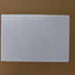 Sublimation  Blank  Paper Puzzle in different designs rectangle Pure White/Pearl White - SP Sublimation