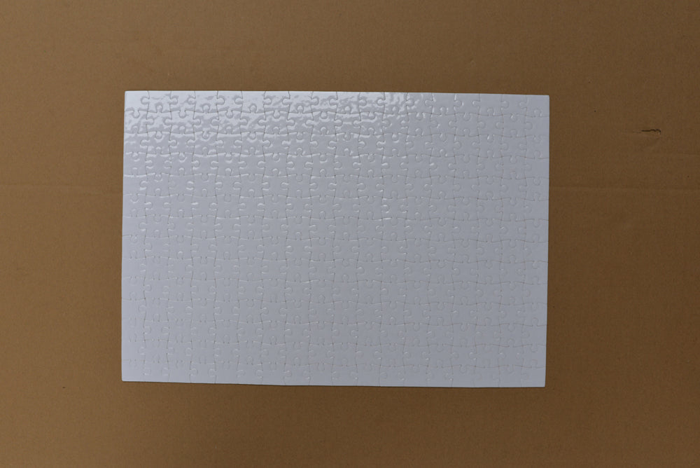 Sublimation  Blank  Paper Puzzle in different designs rectangle Pure White/Pearl White - SP Sublimation