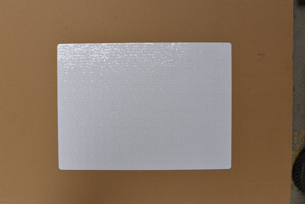 Sublimation  Blank  Paper Puzzle in different designs rectangle Pure White/Pearl White - SP Sublimation