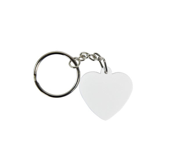 Sublimation Blank  Polymer Key Chains in Round Rectangle Heart Oval T shirt Bone Arc Octagon shapes - SP Sublimation