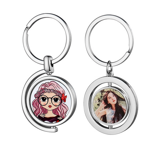 Blank  double side rotate key chains for sublimation YSK19062/19063 - SP Sublimation