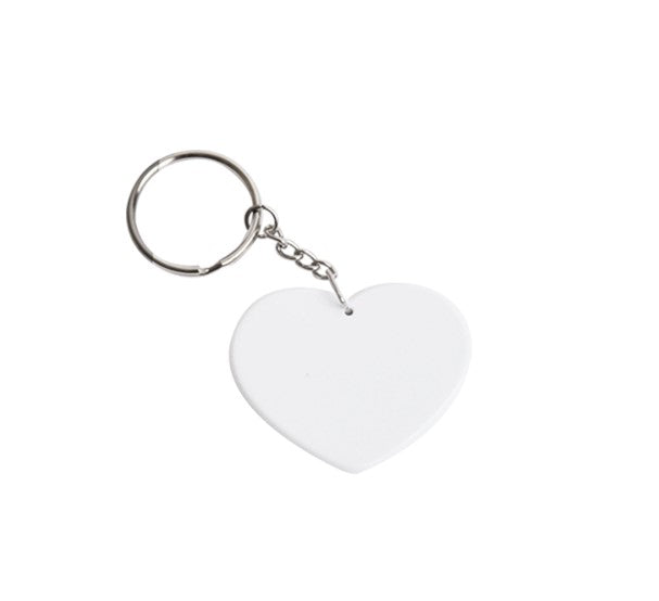 Sublimation Blank  Polymer Key Chains in Round Rectangle Heart Oval T shirt Bone Arc Octagon shapes - SP Sublimation