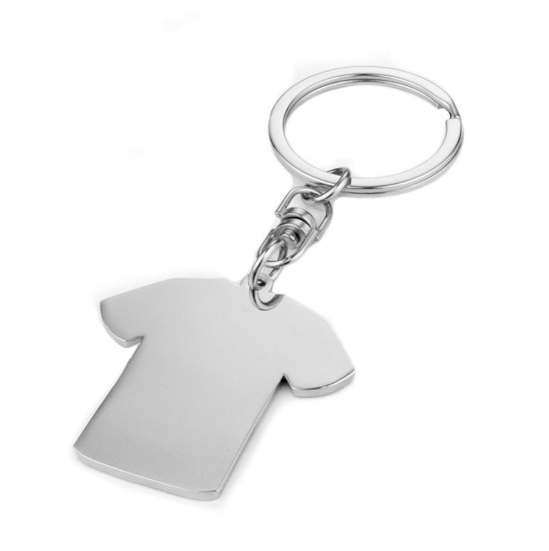 Sublimation  Blank T Shirt Shapes Key Chains with inserts - SP Sublimation