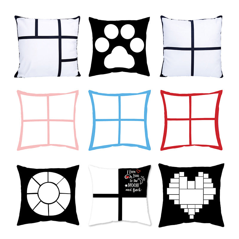 Sublimation Blank  Patch Cushion Cover in different Designs - SP Sublimation