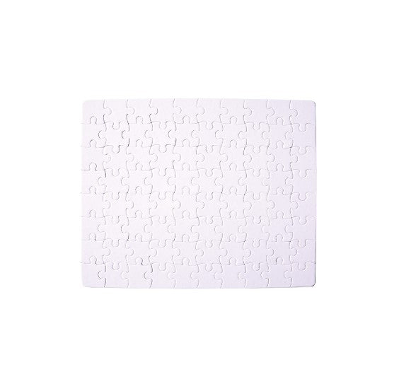 Sublimation  Blank  Paper Puzzle in different designs rectangle Pure White/Pearl White - SP Sublimation