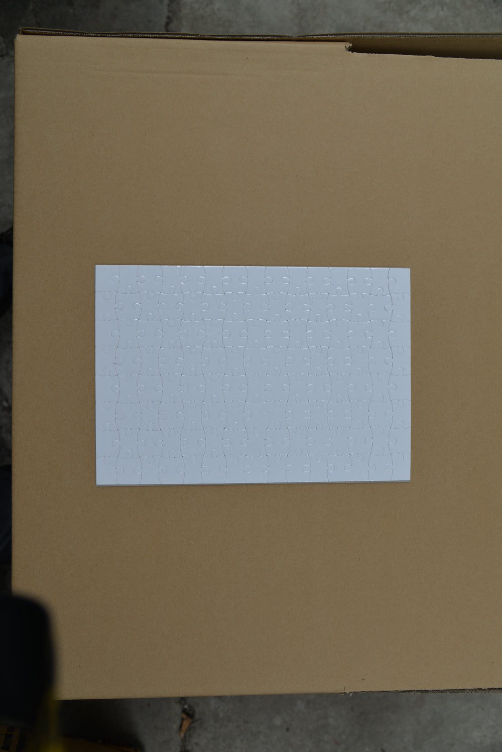 Sublimation  Blank  Paper Puzzle in different designs rectangle Pure White/Pearl White - SP Sublimation