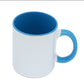 Sublimation  Blank Ceramic Inner & handle Color Mugs 11oz - SP Sublimation