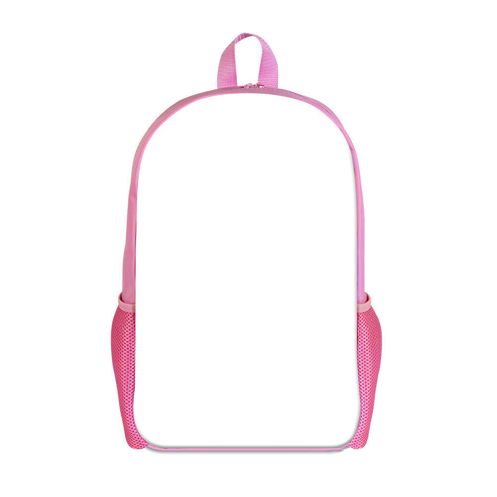 16 inch Sublimation Blank Shoulders Bag Backpack in 4 colors