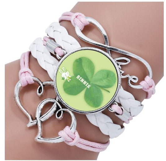 sublimation blank  bracelet with big alu insert braided - SP Sublimation