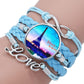 sublimation blank  bracelet with big alu insert braided - SP Sublimation