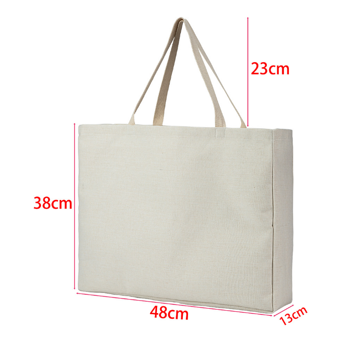 linen bag shopping bag sublimation blanks canvas tote bag - SP Sublimation