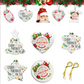 Sublimation  Blank Ceramic  Christmas Ornaments - SP Sublimation